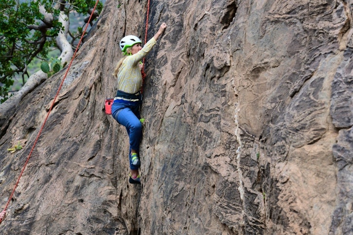 Rock Climbing, Karisia Classic Walking Camp, Laikipia, Kenya