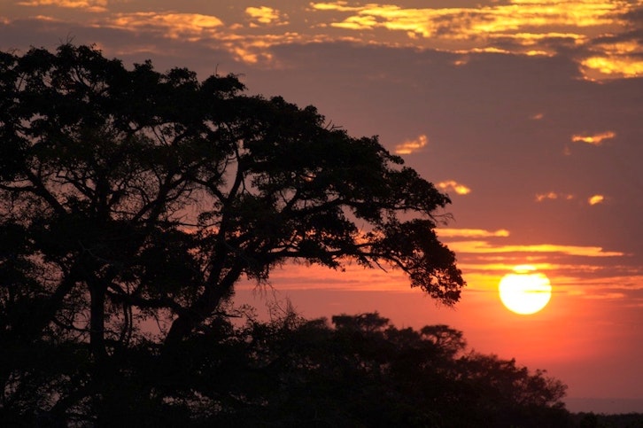 Sunset from Dining Area at Tipilikwani Mara Camp