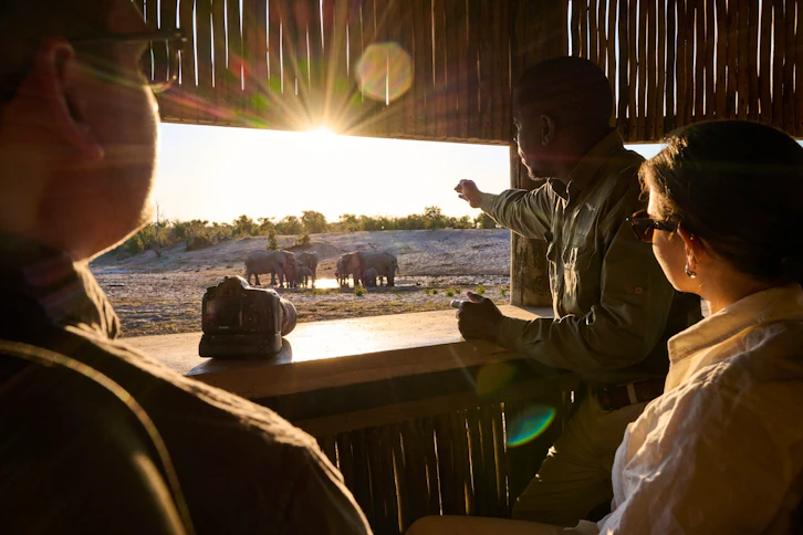 Photographic Hide, Savute Safari Lodge, Botswana