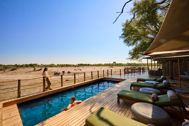 Swimming Pool, Savute Safari Lodge, Botswana