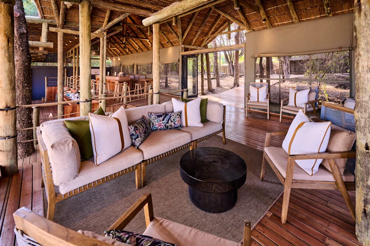 First Lounge, Savute Safari Lodge, Botswana