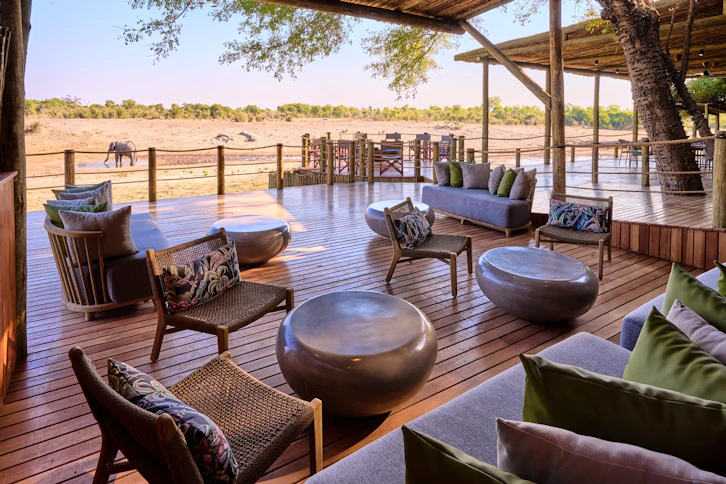 Second Lounge, Savute Safari Lodge, Botswana