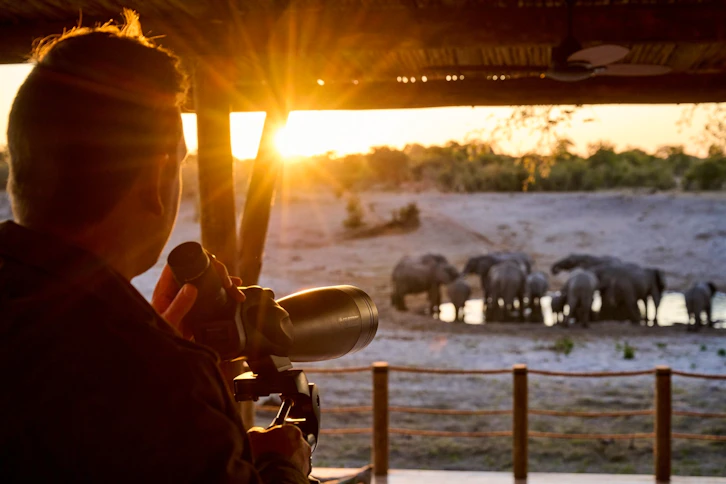 First Lounge View, Savute Safari Lodge, Botswana