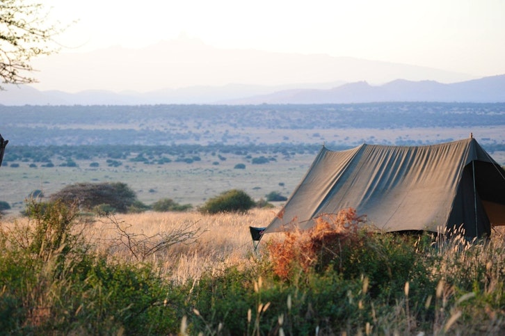 Tent Exterior, Karisia Classic Walking Camp, Laikipia, Kenya