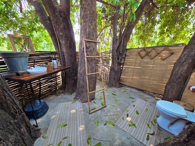 Bathroom, Chula Island Camp, Lower Zambezi, Zambia