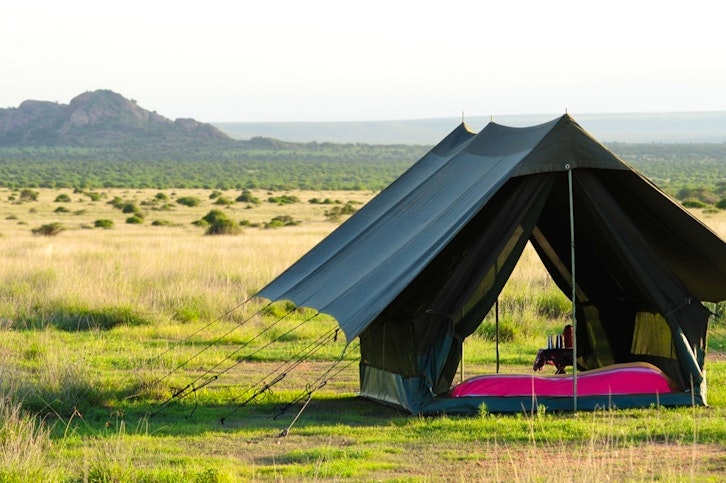 Tent Exterior, Karisia Classic Walking Camp, Laikipia, Kenya