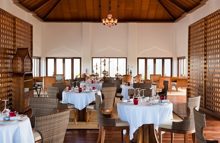 the pavilion restaurant at the residence zanzibar