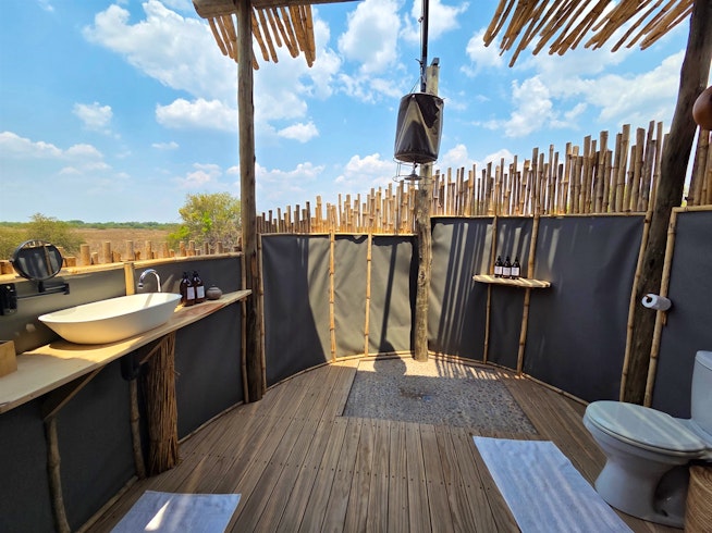 Bathroom, Ntemwa-Busanga Camp, Kafue, Zambia