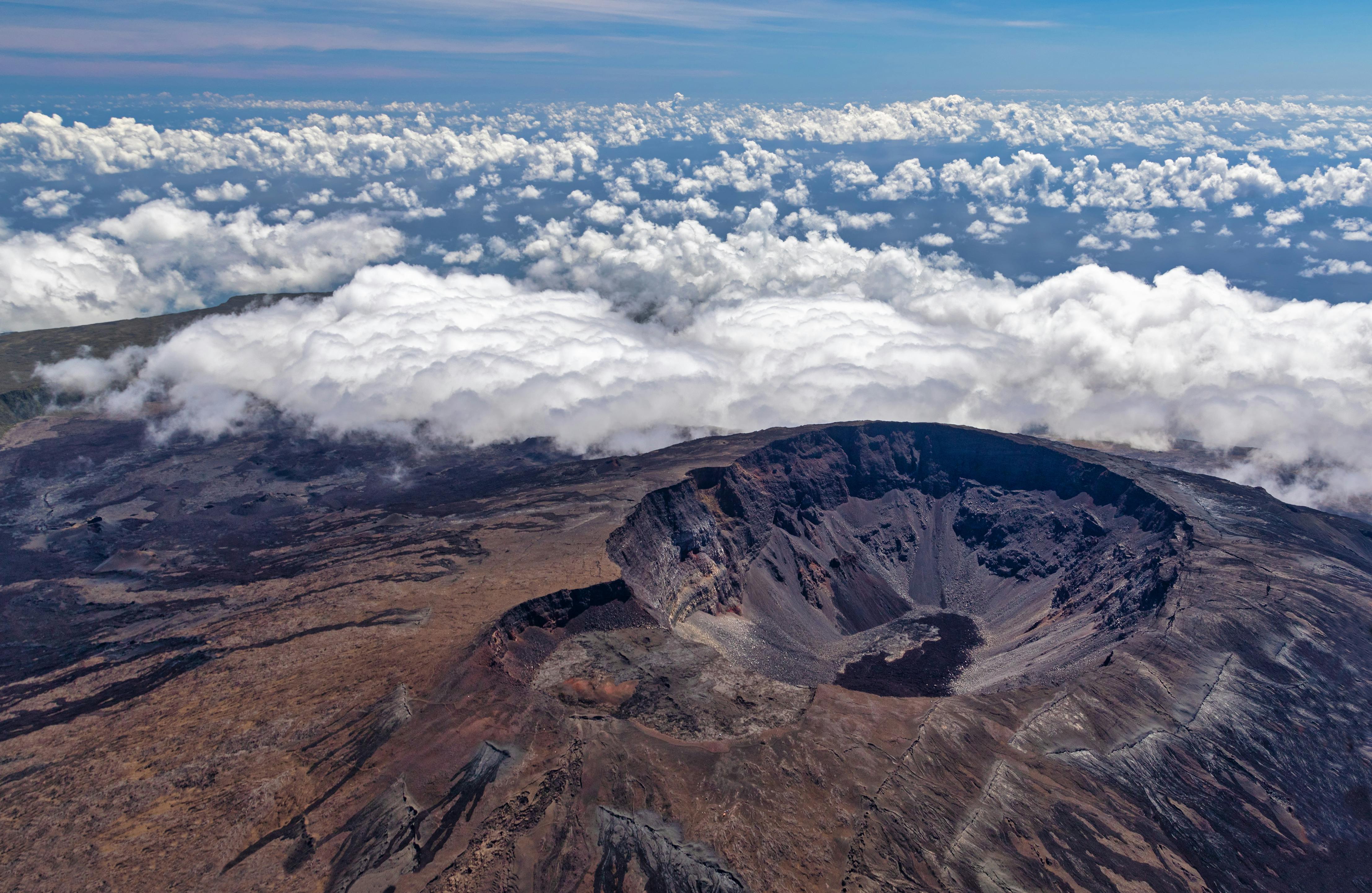 | Piton de la Fournaise & the Lava Flows