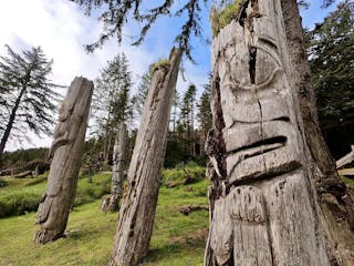 | SG_ang Gwaay, Mortuary, and Memorial Poles, Gordon Islands