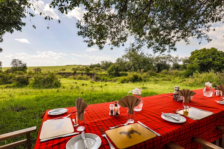 Outdoor Dining, Porini Lion Camp, Masai Mara, Kenya