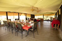 Indoor Dining, Porini Lion Camp, Masai Mara, Kenya