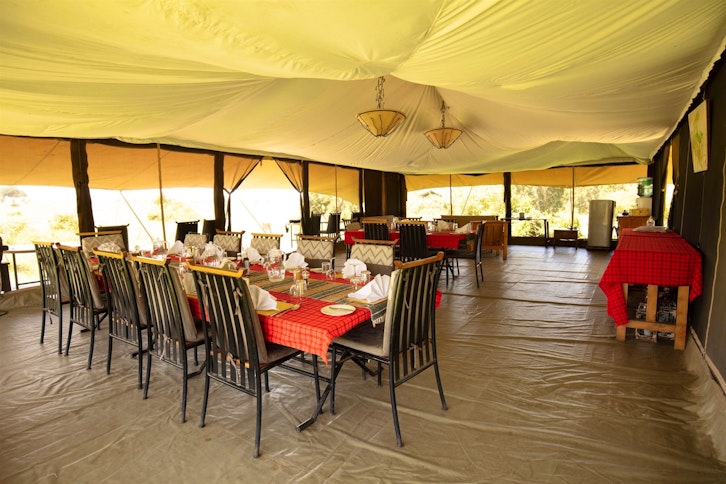 Indoor Dining, Porini Lion Camp, Masai Mara, Kenya