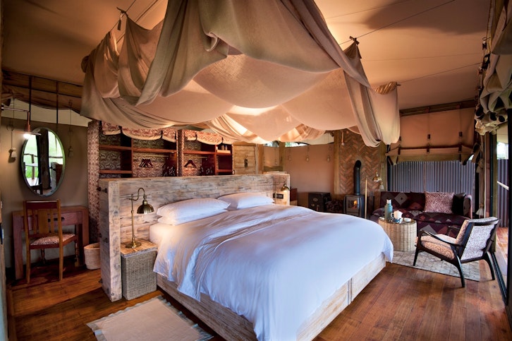 Bedroom, Somalisa Camp, Hwange National Park, Zimbabwe