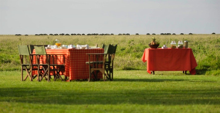 Breakfast at Camp, Elewana Elephant Pepper Camp, Masai Mara, Kenya