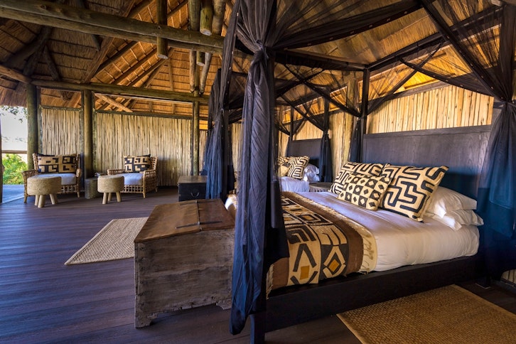 chamilandu bushcamp bedroom