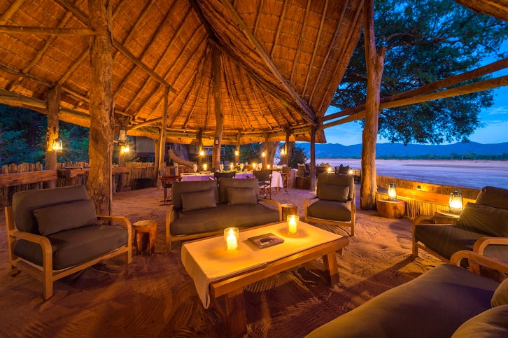 Cosy lounge area at Chamilandu