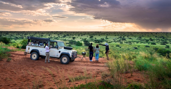 Sundowners, Tswalu Kalahari, South Africa