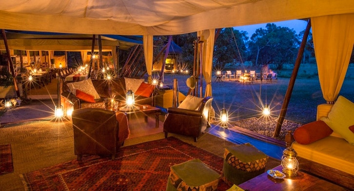 Lounge, Elewana Elephant Pepper Camp, Masai Mara, Kenya