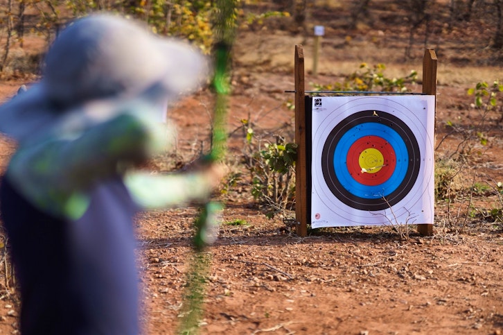 Archery, Fothergill Island, Zimbabwe