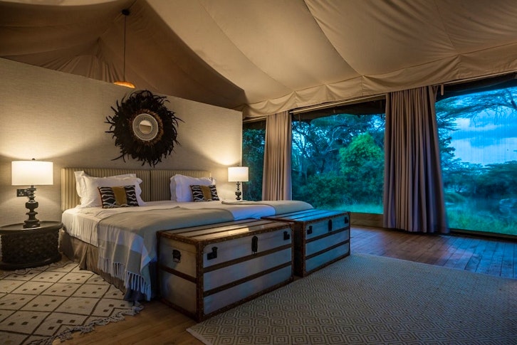 Tent Interior, Ilkeliani Camp, Masai Mara, Kenya