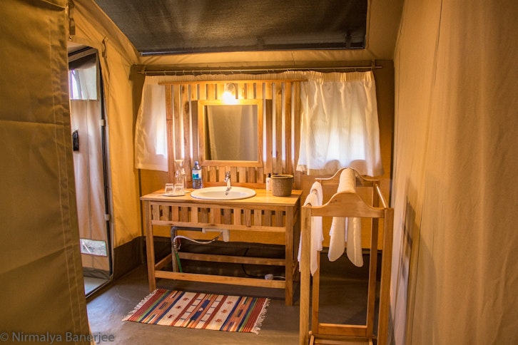 Bathroom, Porini Cheetah Camp, Masai Mara, Kenya