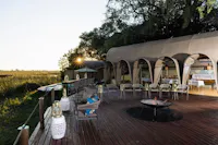 Okuti firepit, Moremi Game Reserve, Okavango Delta, Botswana