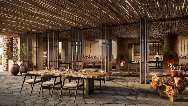 Guest Area Dining, &Beyond Suyian Lodge, Laikipia, Kenya