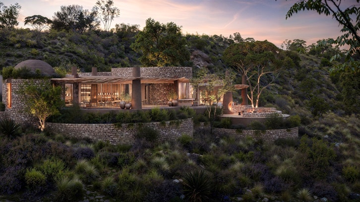 Guest Area Exterior, &Beyond Suyian Lodge, Laikipia, Kenya