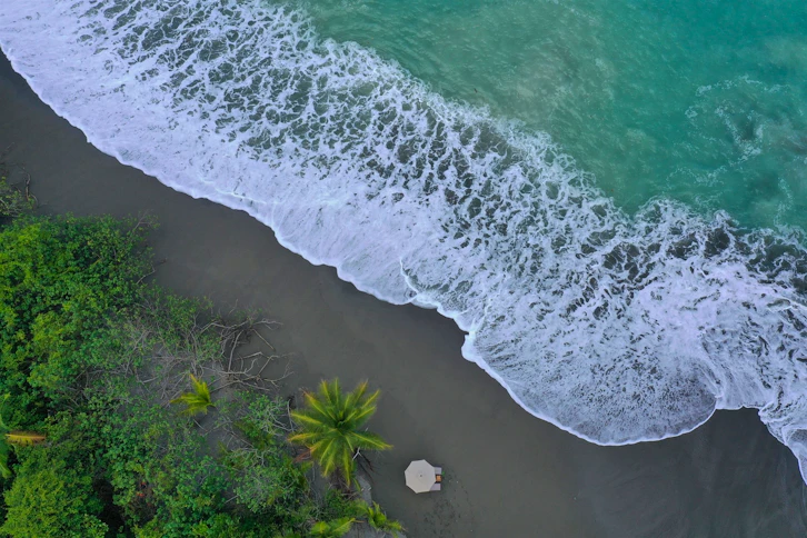 Beach, Lapa Rios, Osa Peninsula, Costa Rica