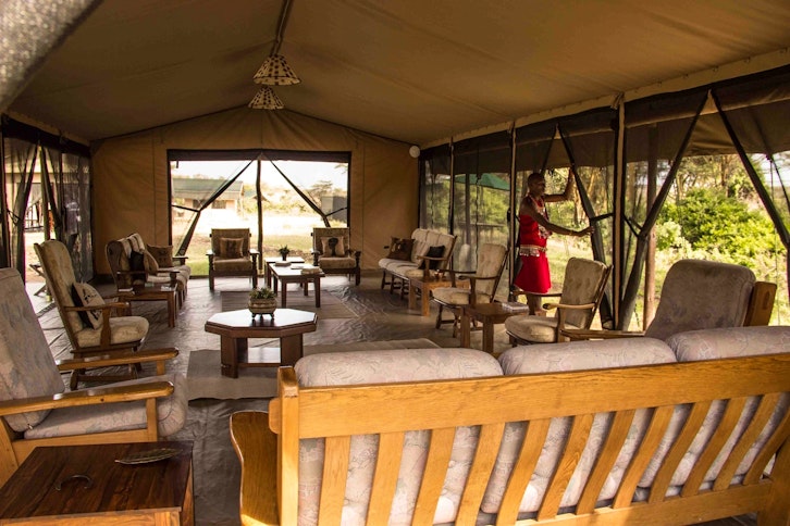 Lounge, Porini Cheetah Camp, Masai Mara, Kenya