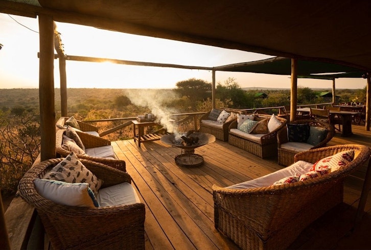 Deck, Laikipia Wilderness Main Camp, Laikipia, Kenya