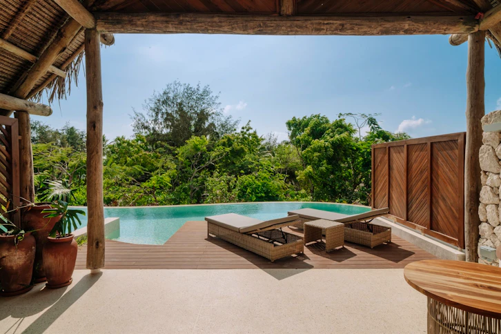 Swim-Up Villa, Matemwe Attitude, Zanzibar
