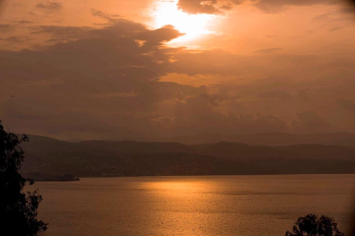 View of Lake Kivu, Mantis Kivu Marina Bay Hotel, Lake Kivu, Rwanda
