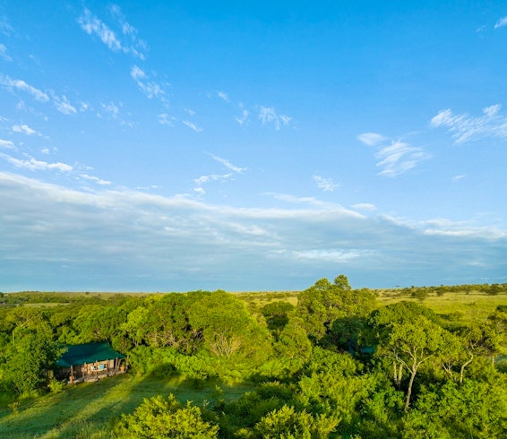 Aerial View, Offbeat Mara Camp, Masai Mara, Kenya