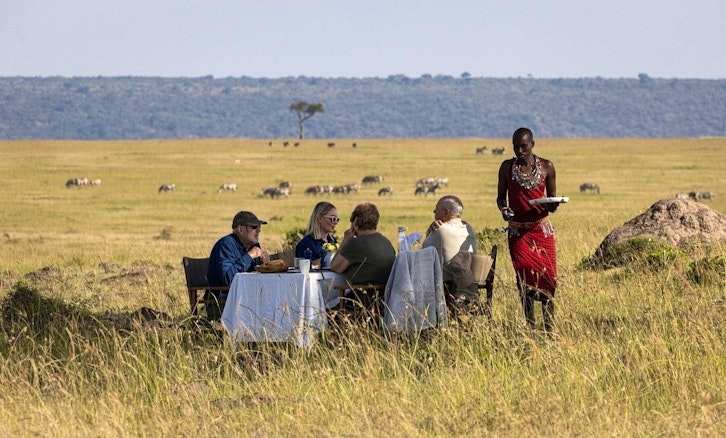 Bush Meal, Offbeat Mara Camp, Masai Mara, Kenya