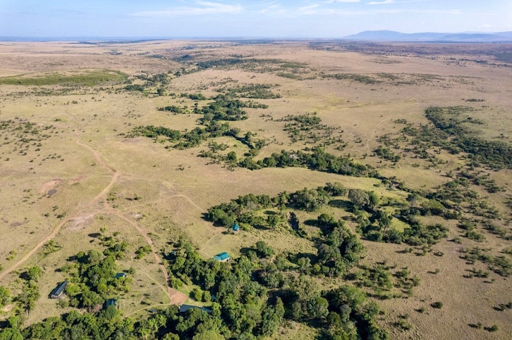 Aerial View, Offbeat Mara Camp, Masai Mara, Kenya