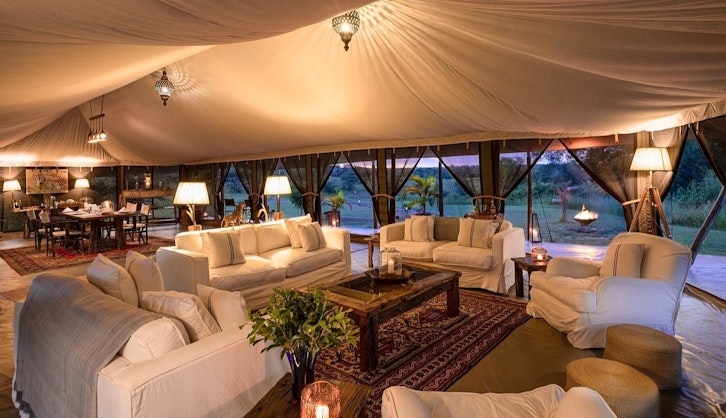 Lounge, Offbeat Ndoto Camp, Masai Mara, Kenya