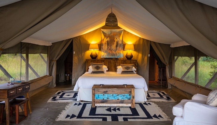 Tent Interior, Offbeat Ndoto Camp, Masai Mara, Kenya