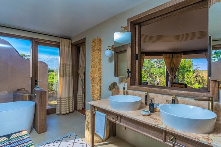 Bathroom, Hemingways Ol Seki Mara, Masai Mara, Kenya
