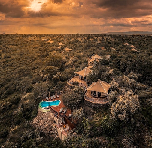 Exterior, Hemingways Ol Seki Mara, Masai Mara, Kenya