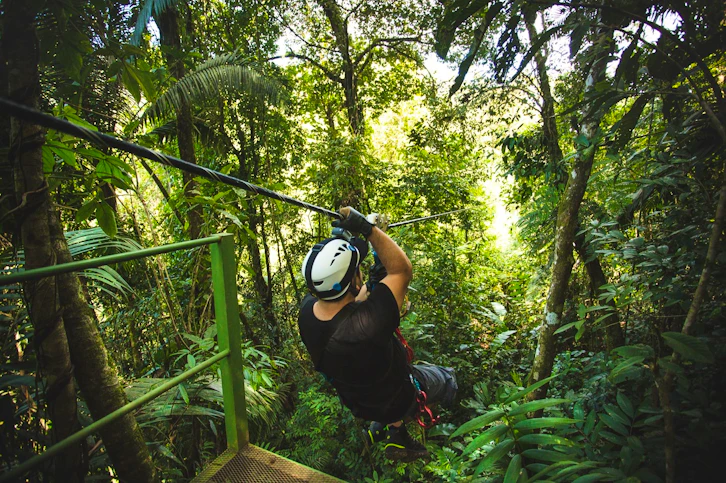 Zipline, Pacuare Lodge, Talamanca Mountains, Costa Rica