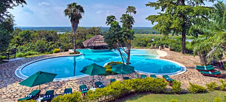 Pool, Paraa Safari Lodge, Murchison Falls, Uganda