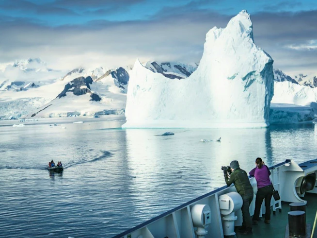 Plancius deck, Oceanwide Expeditions, Antarctica