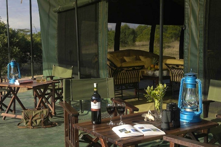 Dining Tent, Porini Rhino Camp, Laikipia, Kenya