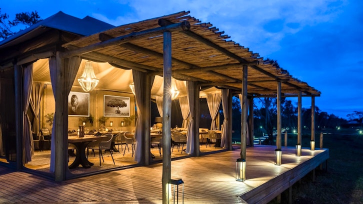 Restaurant Exterior, The River Camp, Laikipia, Kenya