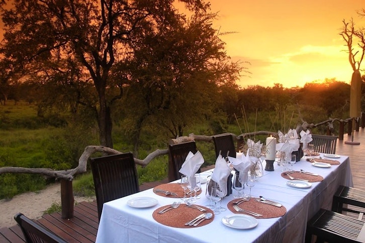 Dinner, Simbambili Game Lodge, Sabi Sands, South Africa