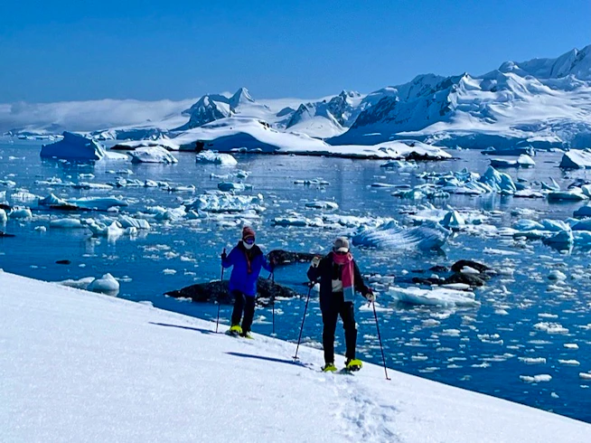Snowshoeing tour, AE Expeditions, Antarctica