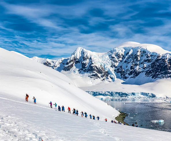 Snowshoeing, Polar Latitudes, Antarctica