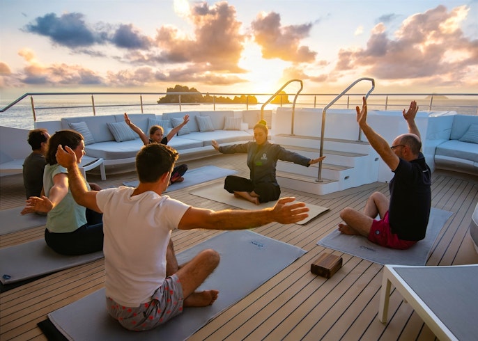 Yoga Session, Galapagos Tribute